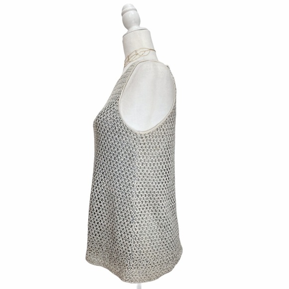 Theory Dakin Arabis Crochet Knit Tank Top - Picture 2 of 8
